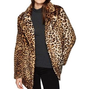 j.o.a. faux fur jacket